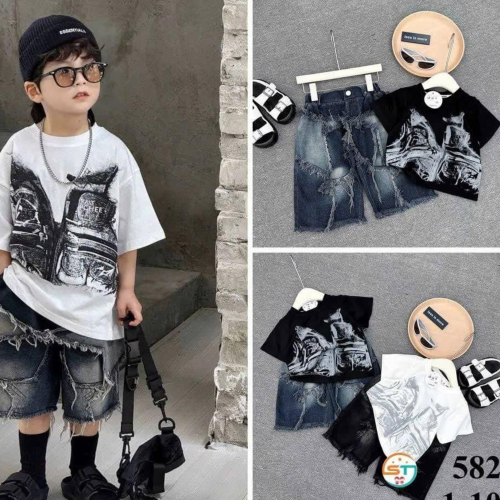 ban Denim  2pcs set/Shorts