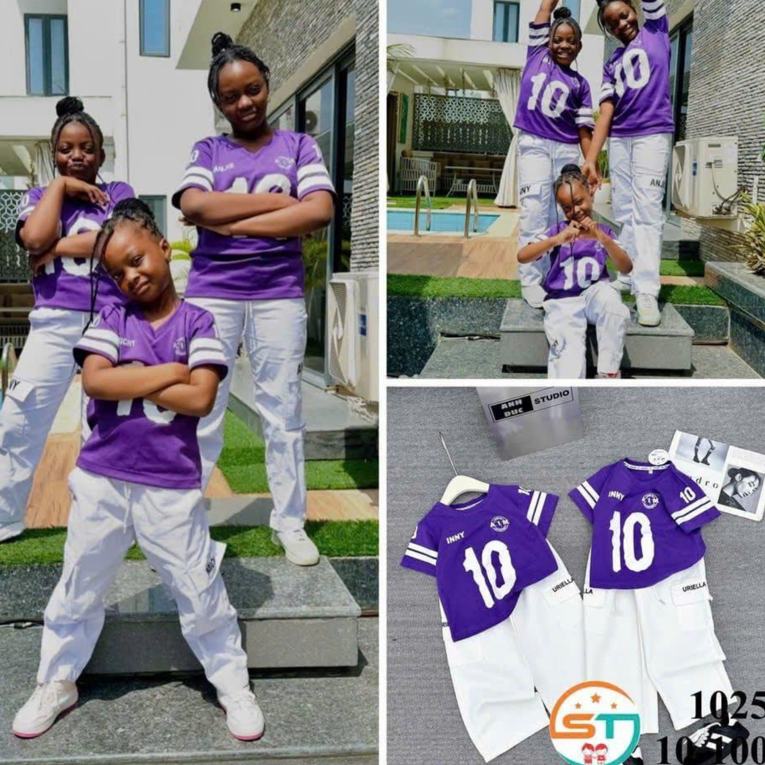 No.10 Purple Uriella 2pcs set