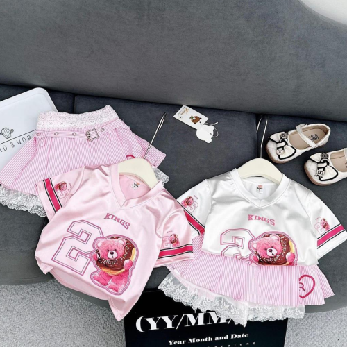 Kings Pink Jersey/skirt 2pcs set
